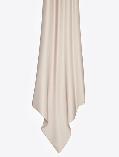 Hijab en jersey premium crème