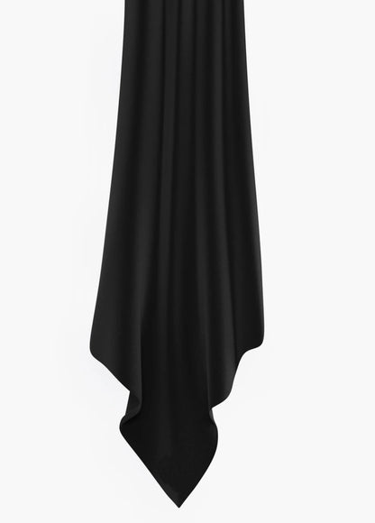 Black premium jersey hijab